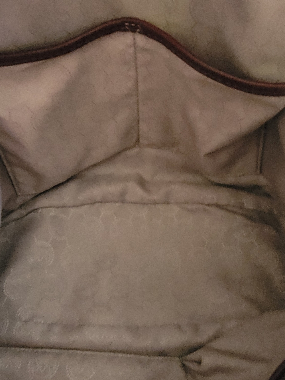Michael Kors Women’s Burgundy Leather Satchel Bag - Picture 8 of 9